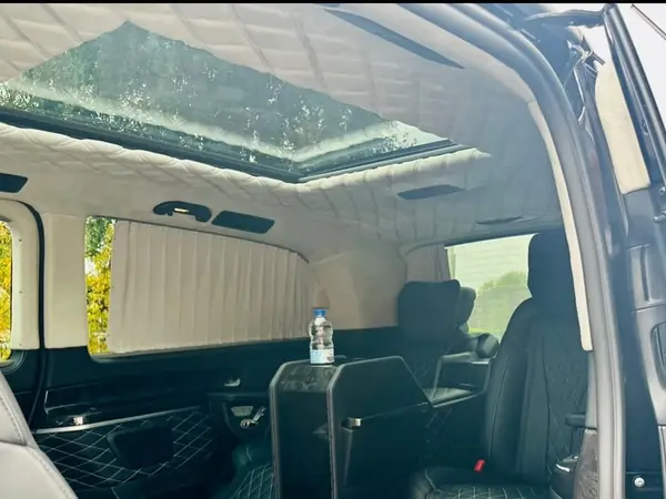 Mercedes V-Class interior following a hidden immobiliser install